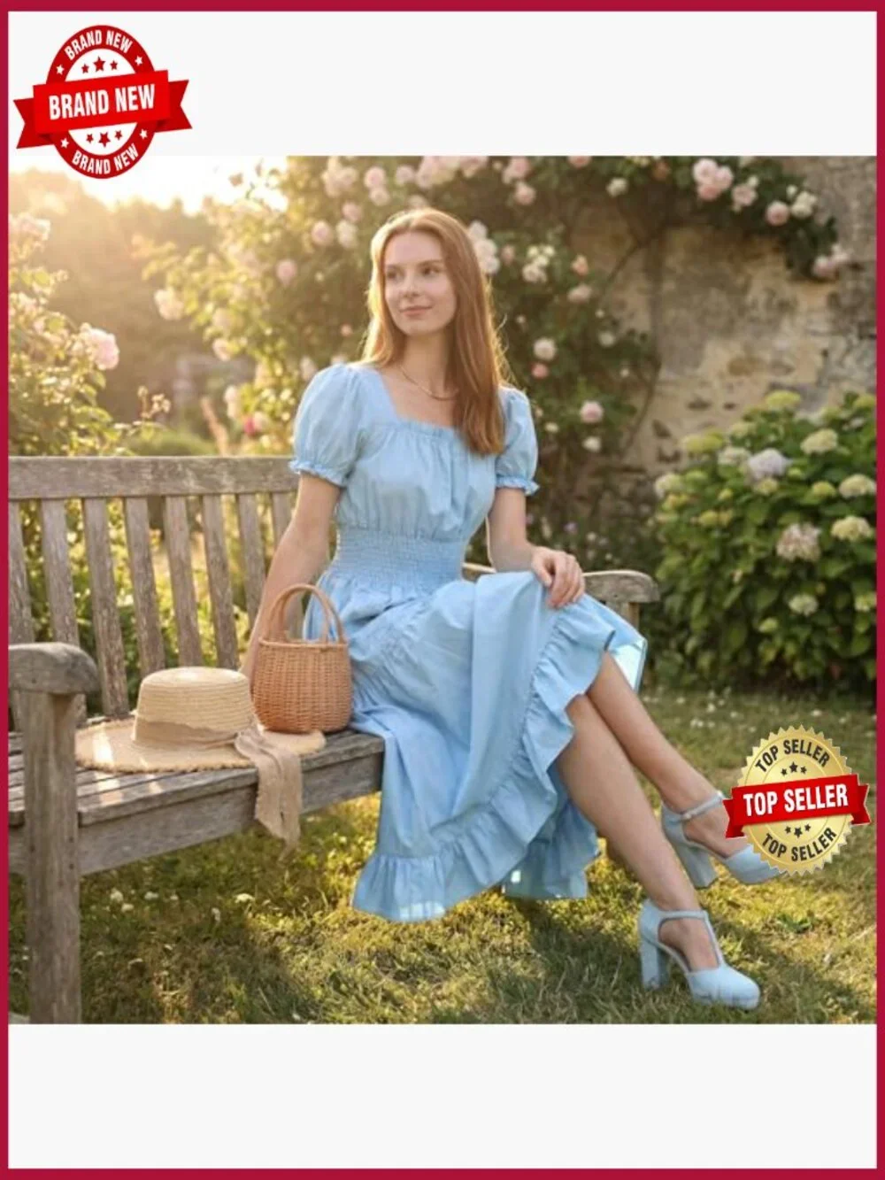 Women's Platform Chunky Heel Mary Janes Pumps Retro T-Strap Ankle Strap Dress